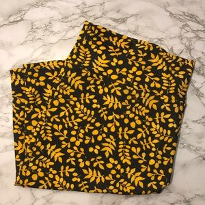 LuLaRoe Cassie Plus size pencil skirt yellow 2xl